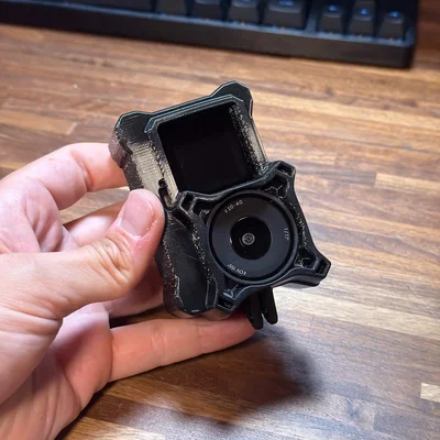 HardCase cho DJI Osmo Action 6 với ngàm dọc kiểu GoPro
