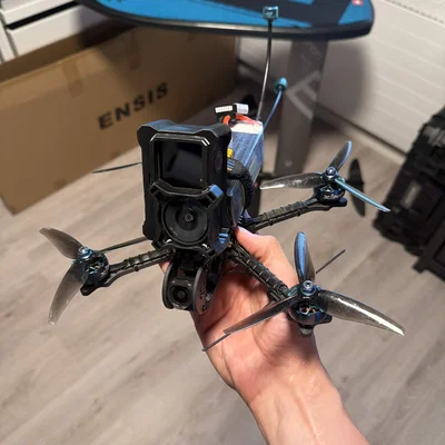 HardCase cho DJI Osmo Action 6 với ngàm dọc kiểu GoPro