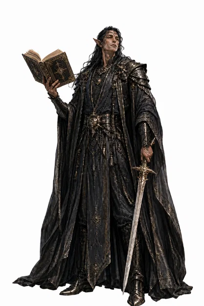 Mô hình 3D Lysander: High Elf Pháp sư chiến binh chi tiết cao - Image 1