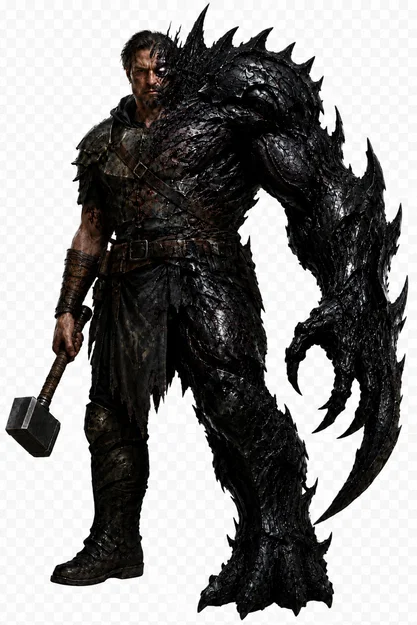Mô hình Sid: Chiến binh Symbiote dũng mãnh cho Dungeons & Dragons - Image 1