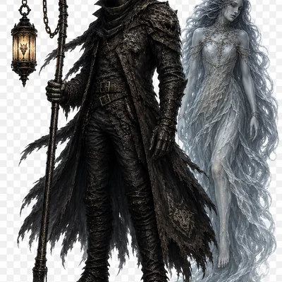 Mô hình 3D nhân vật Cleric Cassian 2 cho bàn cờ D&D