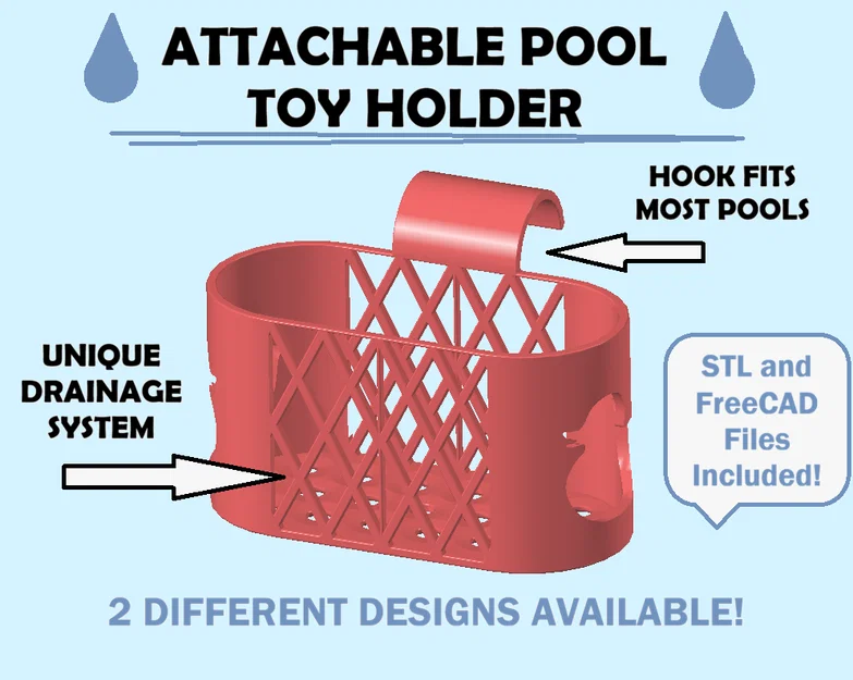 Giá treo đồ chơi hồ bơi tiện lợi (Attachable Pool Toy Holder) - Image 1
