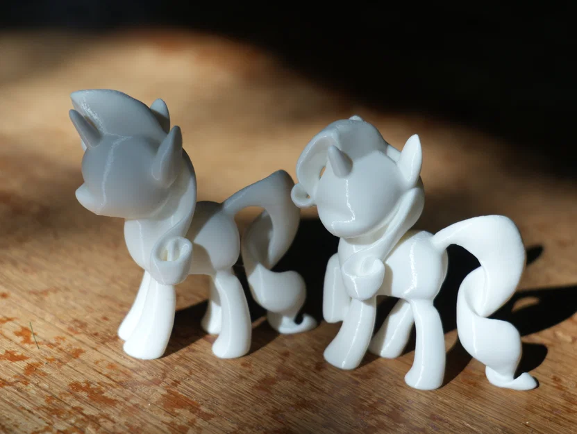 Mô hình 3D Rarity - Nhân vật My Little Pony đáng yêu - Image 1
