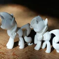 Mô hình 3D Rarity - Nhân vật My Little Pony đáng yêu - Thumbnail 1