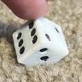 Mô hình xúc xắc 6 mặt (Dice) in 3D - Thiết kế cổ điển, sắc nét - Thumbnail 1