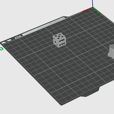 Mô hình xúc xắc 6 mặt (Dice) in 3D - Thiết kế cổ điển, sắc nét