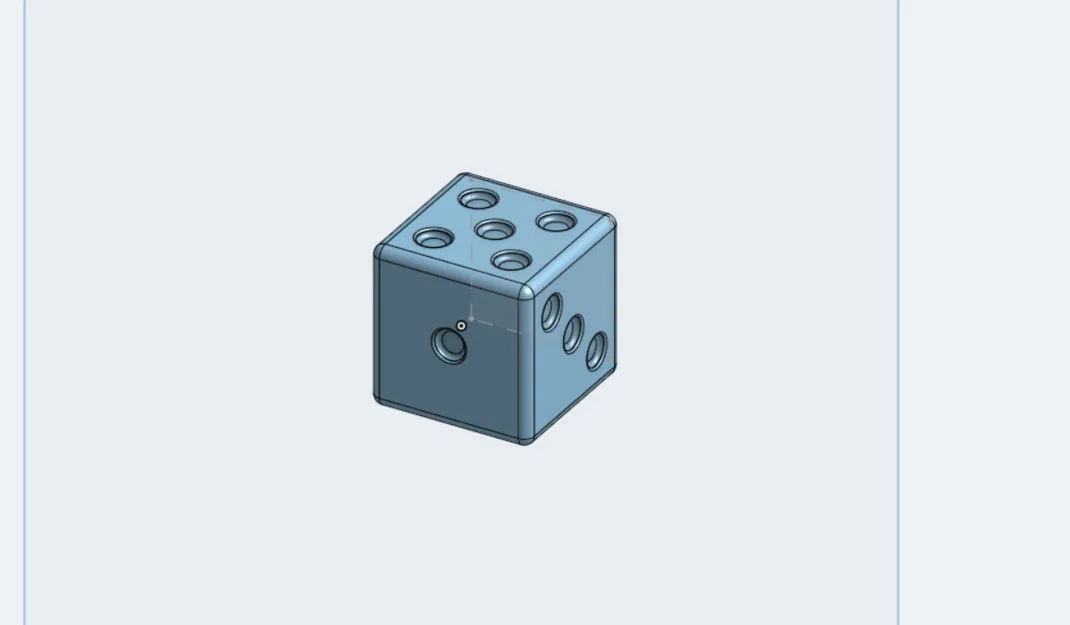 Mô hình xúc xắc 6 mặt (Dice) in 3D - Thiết kế cổ điển, sắc nét - Image 4