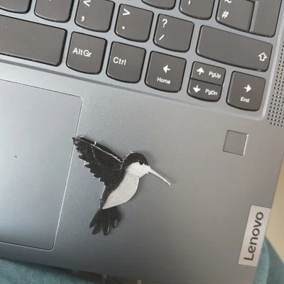 Mẫu in 3D móc khóa chim ruồi Hummingbird đẹp, dễ in