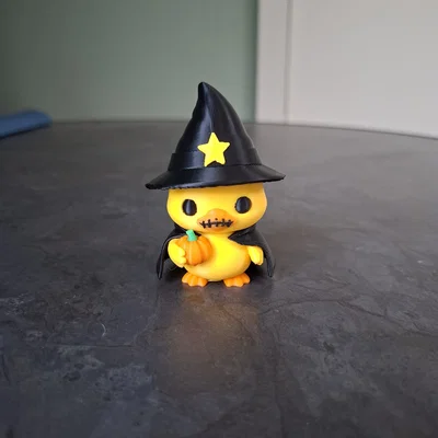 Chú Vịt Con Halloween Siêu Cưng