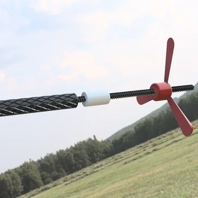Đồ chơi trực thăng cầm tay in 3D (Hand-Powered Helicopter Toy)