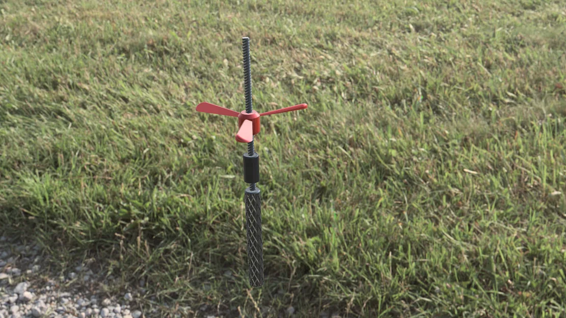 Đồ chơi trực thăng cầm tay in 3D (Hand-Powered Helicopter Toy) - Image 8