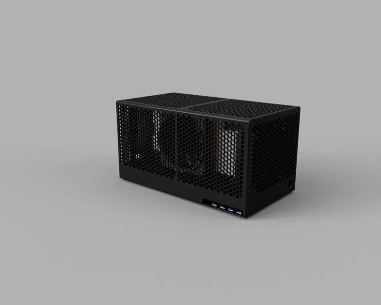 Vỏ case BC-250 ATX (kèm 2 quạt + tản nhiệt backplate) - Image 2