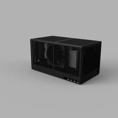 Vỏ case BC-250 ATX (kèm 2 quạt + tản nhiệt backplate)