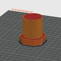 Bulong kiểm tra ren M38x1.5 (Threaded Bolt) - Tự in 3D chính xác - Thumbnail 1