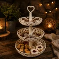 Kệ Đựng Bánh 3 Tầng – Tay Cầm Hình Trái Tim - Thumbnail 1