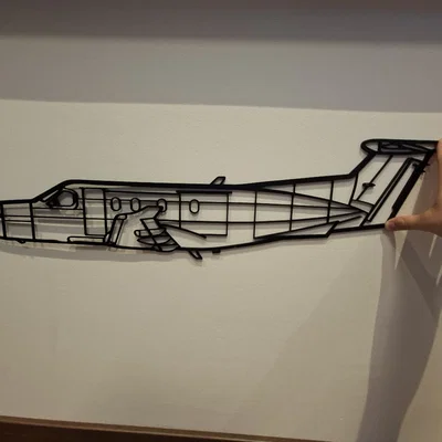 Mô hình treo tường máy bay Pilatus PC-12