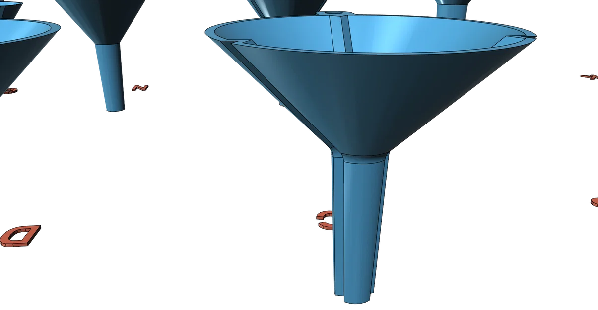 Bộ phễu đa dạng kích thước (20 phiên bản) - Có lỗ thông hơi, in dễ dàng không cần support - Image 5