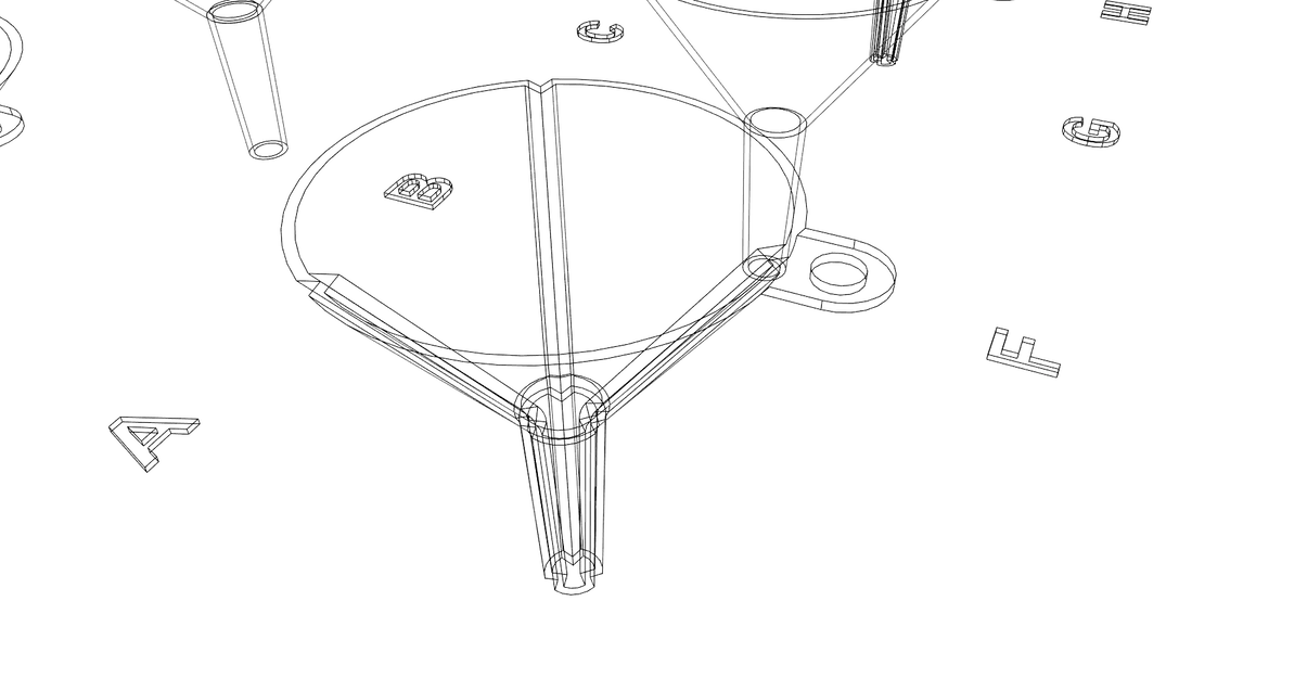 Bộ phễu đa dạng kích thước (20 phiên bản) - Có lỗ thông hơi, in dễ dàng không cần support - Image 7