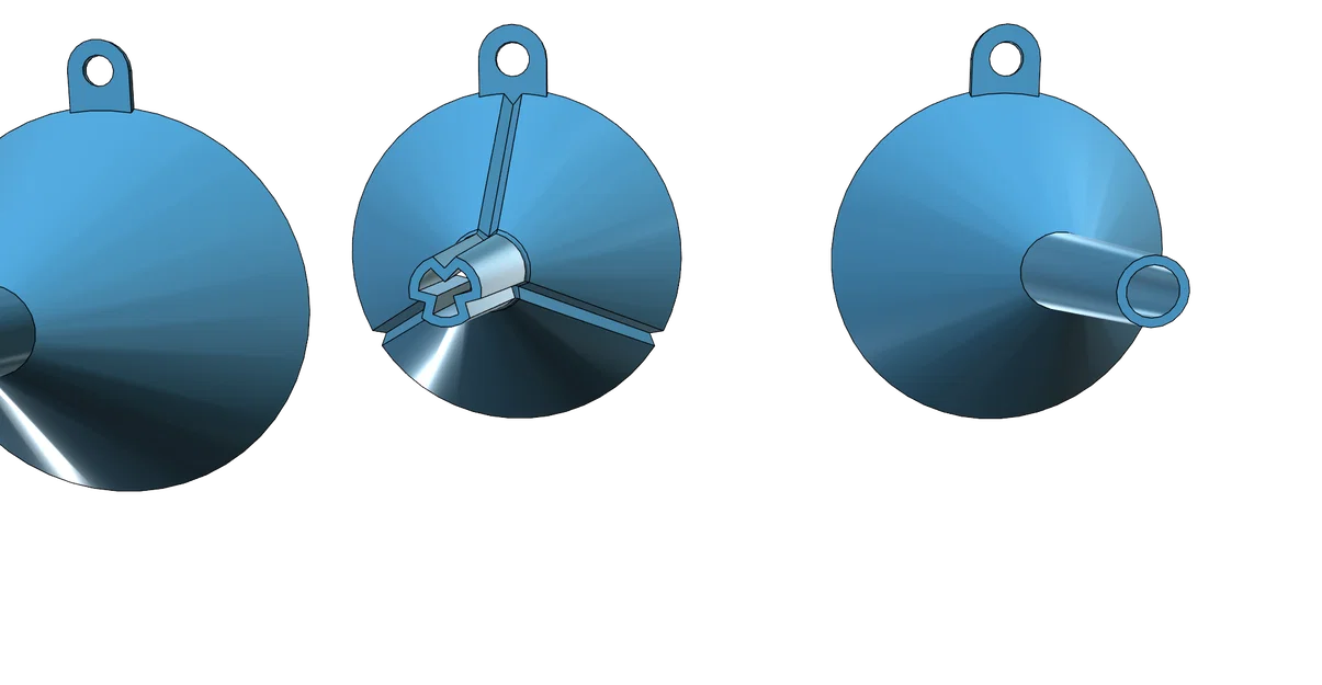 Bộ phễu đa dạng kích thước (20 phiên bản) - Có lỗ thông hơi, in dễ dàng không cần support - Image 9