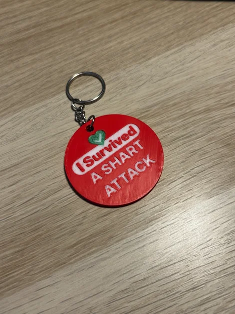 Móc khóa hài hước "I survived a SHART ATTACK" - Image 2