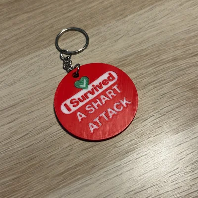 Móc khóa hài hước "I survived a SHART ATTACK"