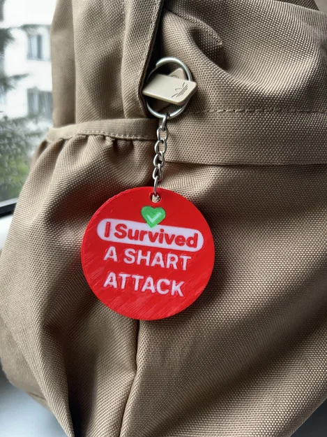 Móc khóa hài hước "I survived a SHART ATTACK" - Image 3
