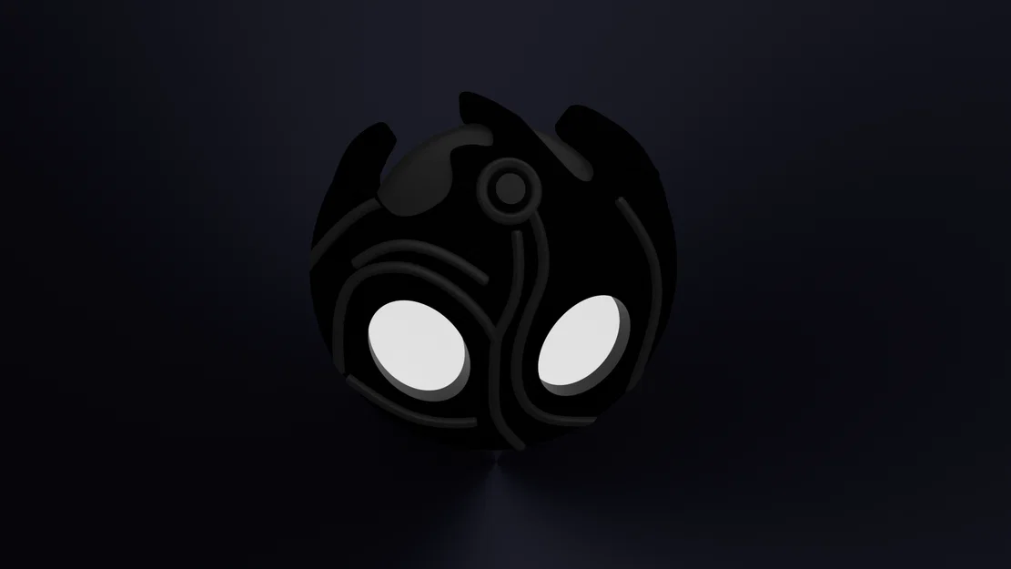 Mô hình 3D Hollow Knight – Trái Tim Hư Không (Void Heart Charm) - Image 1