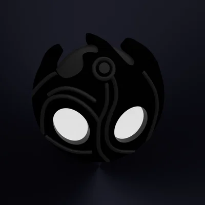 Mô hình 3D Hollow Knight – Trái Tim Hư Không (Void Heart Charm)