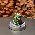 Goblin Yule-Sacker – Mô hình STL Goblin Giáng sinh miễn phí – 28mm Fantasy - Thumbnail 1