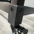 Đế gắn bánh xe xoay 1 bu-lông cho kệ Ikea Bror - Thumbnail 1