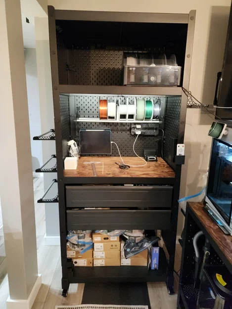 Đế gắn bánh xe xoay 1 bu-lông cho kệ Ikea Bror - Image 10