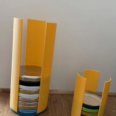 Bộ lưu trữ nắp lọ thực phẩm (Jar Lid Storage) tùy chỉnh thông minh