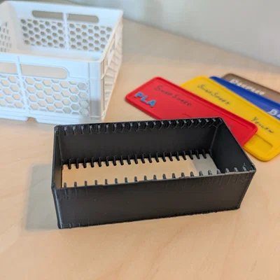 Khay Đựng Mẫu Filament cho Gridfinity “Latte Box” – Milk Crane Desk Organizer