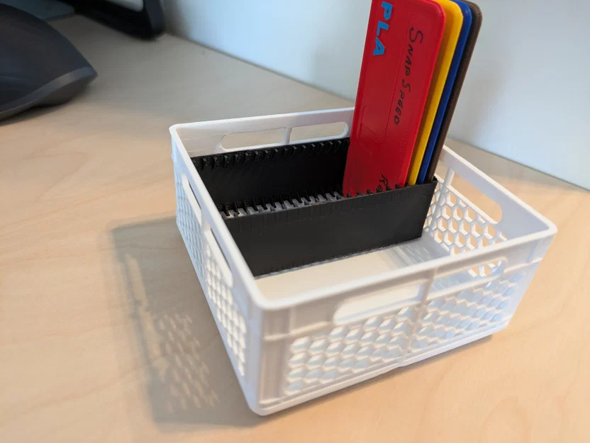 Khay Đựng Mẫu Filament cho Gridfinity “Latte Box” – Milk Crane Desk Organizer - Image 2