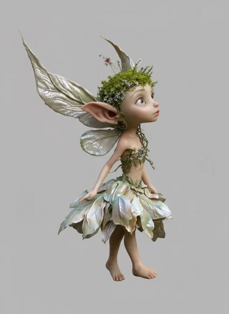 Mô hình 3D Nàng Tiên Rừng (Woodland Sprite) xinh đẹp để in ấn - Image 1