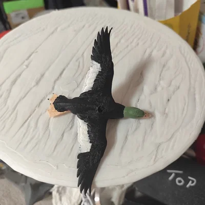 Mô hình vịt mallard đang bay
