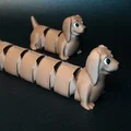 Wiggle Sausage Dog - Mô hình chó xúc xích fidget toy in không cần lắp ráp - Thumbnail 4