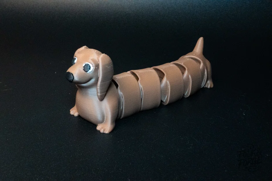 Wiggle Sausage Dog - Mô hình chó xúc xích fidget toy in không cần lắp ráp - Image 5