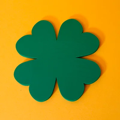 Đế lót ly Cỏ bốn lá (Cloverleaf coaster)
