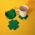 Đế lót ly Cỏ bốn lá (Cloverleaf coaster) - Thumbnail 5