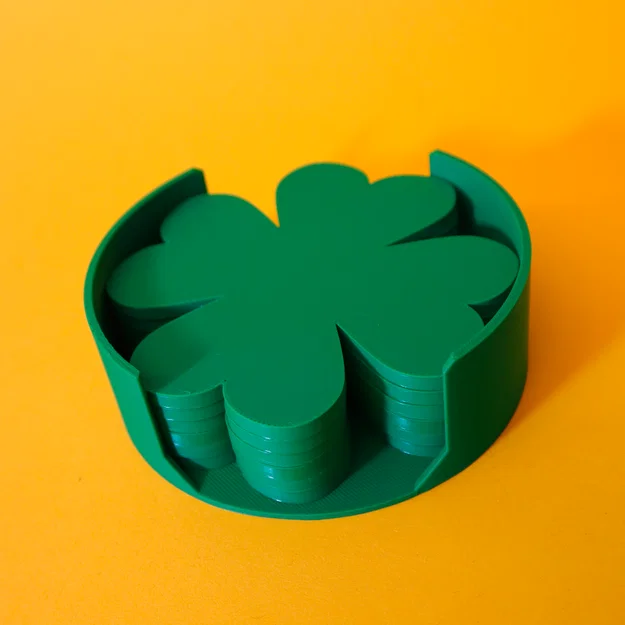 Đế lót ly Cỏ bốn lá (Cloverleaf coaster) - Image 6