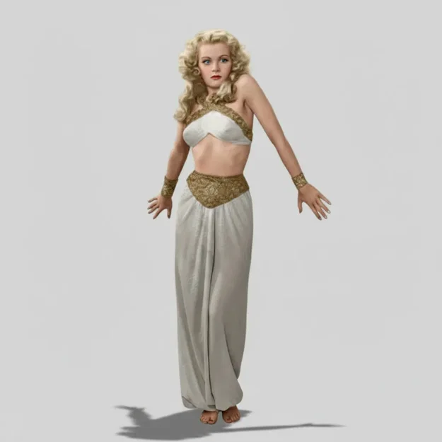 Mô hình 3D nhân vật Dale Arden từ phim Flash Gordon 1936 - Image 1