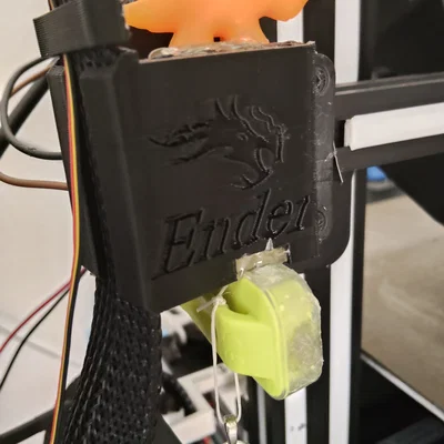 Kẹp giữ dây cáp cho Sprite Extruder trên máy in 3D Ender 3