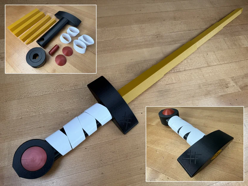 Kiếm Xếp Gọn Scarlet (Collapsing Scarlet Sword) - Image 1