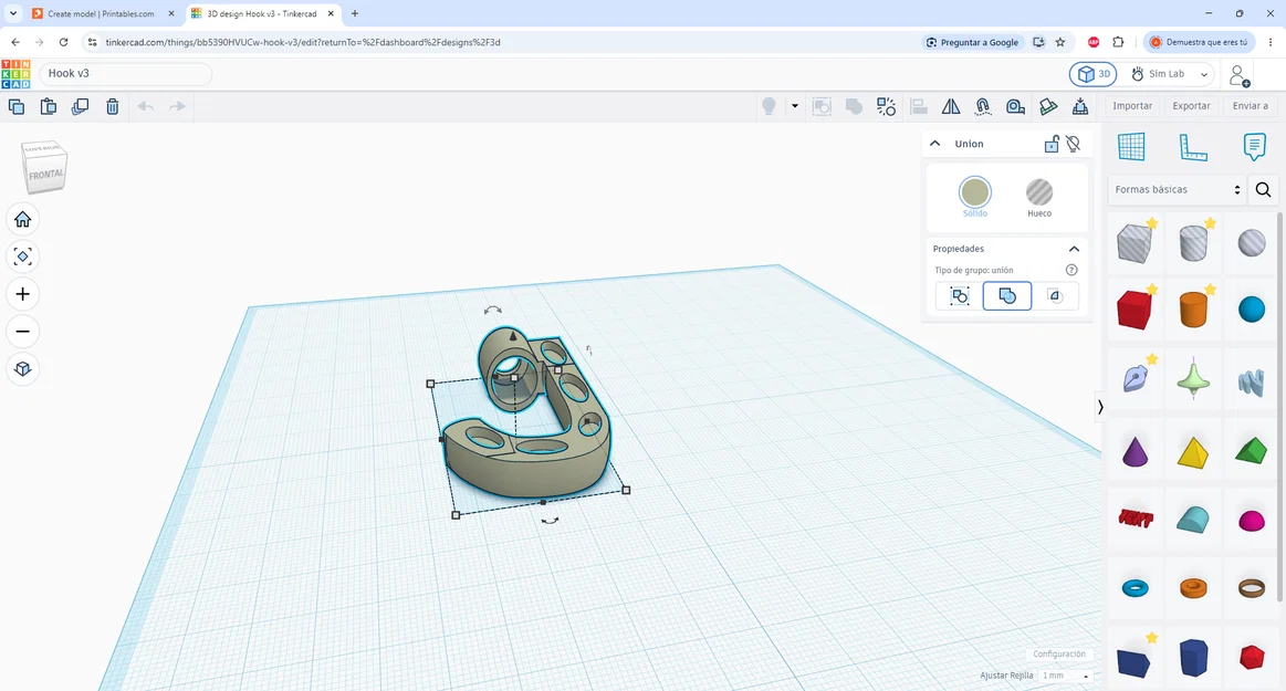 Mẫu móc treo đa năng 3D (Hook v3) thiết kế tối ưu, chịu lực tốt - Image 1