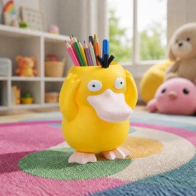 Ống đựng đồ để bàn hình Psyduck cực dễ thương