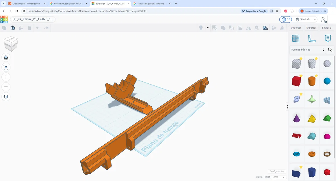Bộ khung nâng nắp máy in 3D CREALITY K1 MAX (Lid Riser V3) - Image 2