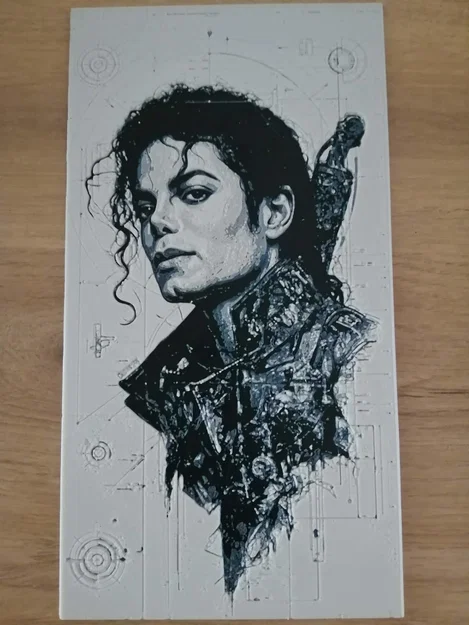 Mô hình Hueforge Mickael Jackson - Image 1