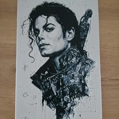 Mô hình Hueforge Mickael Jackson