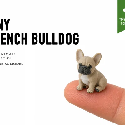Bé Cún French Bulldog Tí Hon - Bộ Sưu Tập Mini Animals